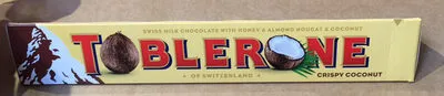 Toblerone chocolate tablet coconut sprinkles