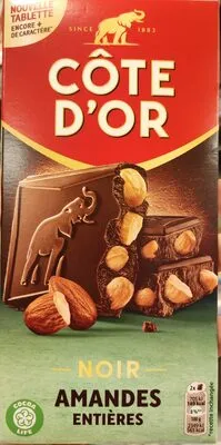 COTE DOR Chocolat noir amandes entières - 180 g