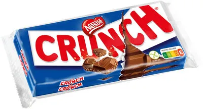 Crunch tablette de chocolat au lait 2x100g