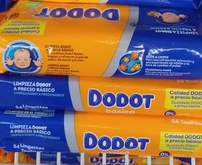 LINGETTES DODOT BASICO 54 UNITÉS