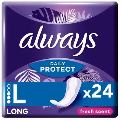 Always Dailies Long Inlegkruisjes (Daily Protect Long Fresh)