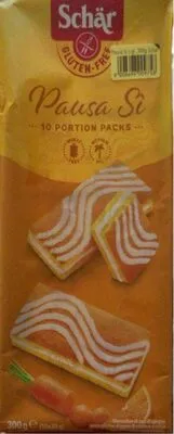 Merendine senza glutine al gusto di carota e arancia (Pausa Sì)