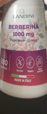 Bandini Berberine 1000 mg (180 capsules)