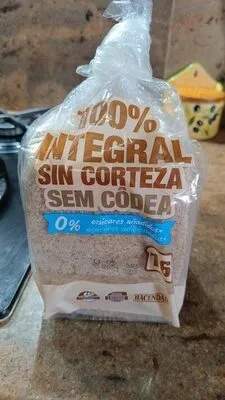 Pan de molde 100% integral sin corteza Hacendado