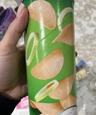 Patatas fritas estilo Pringles (Chips con sabor nata y cebolla)