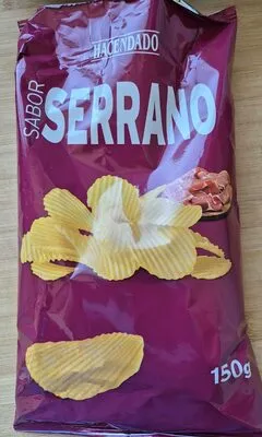 Patatas fritas onduladas sabor jamón serrano Hacendado