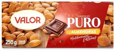 Chocolate puro con almendras