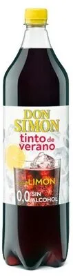 Tinto de verano limón 0% alcohol