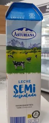 Lait demi-écrémé Central Lechera Asturiana (1 L) TU transparent