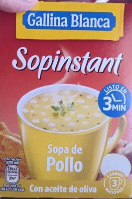 Soupe Gallina Blanca Poulet (3 x 16,5 g) TU transparent
