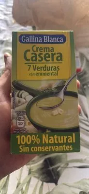Crema casera 7 verduras con emmental