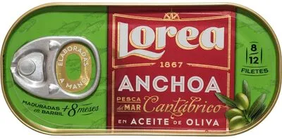 Gourmet filetes de anchoa del cantábrico aceite de oliva