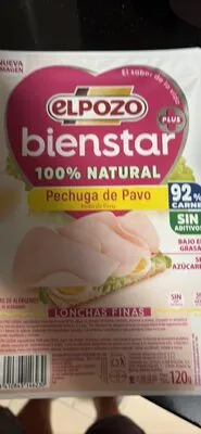 Pechuga de Pavo 100% Natural ElPozo Bienstar