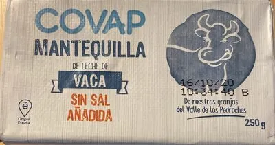 Mantequilla sin sal añadida