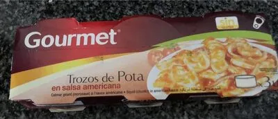 Trozos de pota en aceite de girasol