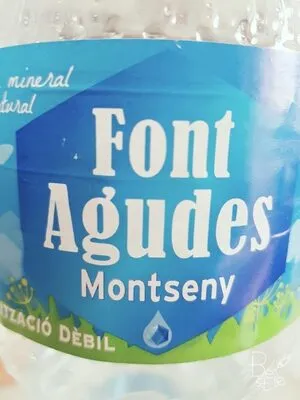 Agua mineral natural Font Agudes