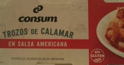 Calamar en trozos en salsa americana