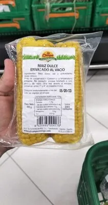 Maíz dulce al vacío