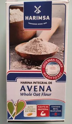 Harina de avena integral
