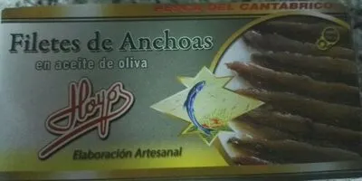 Filetes de anchoas en aceite de oliva (Anchoas Hoyos Cantábrico)