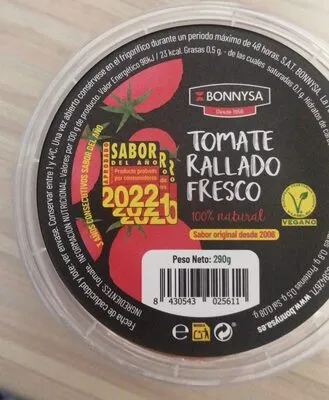 Tomate Rallado Fresco 100% Natural