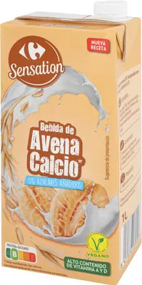 Bebido de avena calcio 0% azúcares añadidos