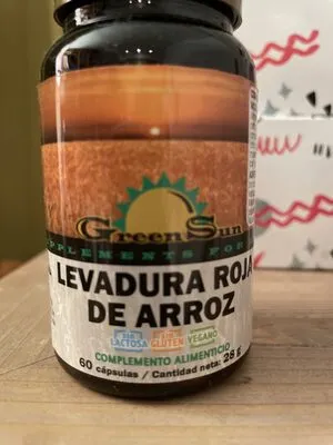 Levadura Roja de Arroz 60 cápsulas Green Sun
