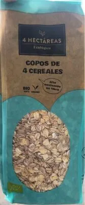 Copos de 4 cereales avena, trigo, cebada y centeno ecológicos