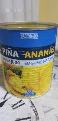 Piña en su jugo Hacendado
