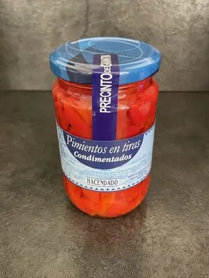 Pimientos en tiras condimentados