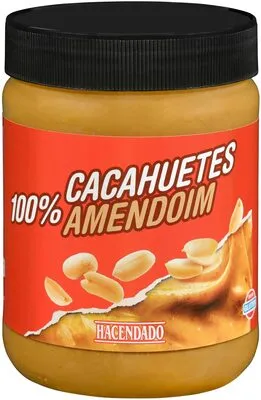 Crema de cacahuetes 100% Hacendado