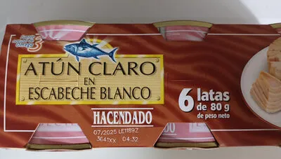 Pak 6 latas Atún claro en escabeche blanco