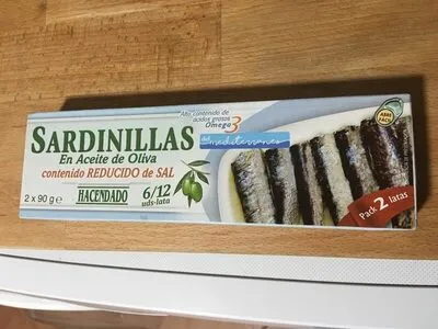Sardinillas en aceite de oliva, reducido en sal