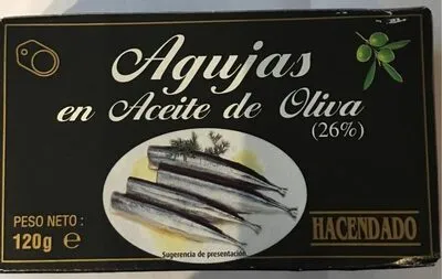 Agujas en aceite de oliva