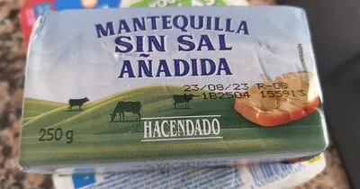 Mantequilla sin sal Hacendado