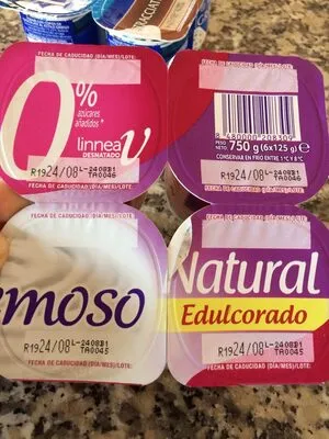 Yogur cremoso natural edulcorado
