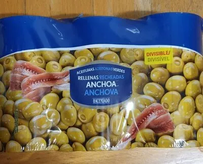 Aceitunas manzanilla rellenas de anchoa