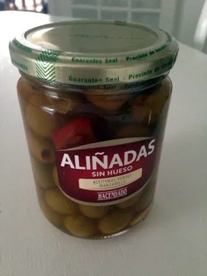 Aceitunas sin hueso aliñadas