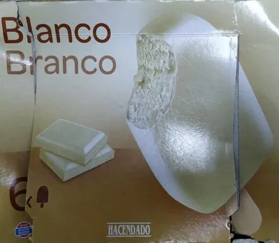 Helado blanco sabor vainilla Hacendado