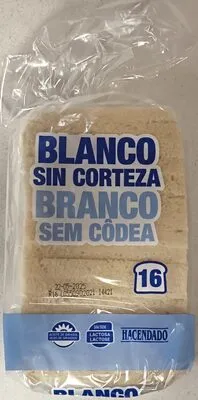 Pan de molde blanco sin corteza