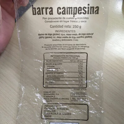 Barra campesina