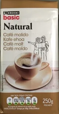Cafe molido natural Eroski