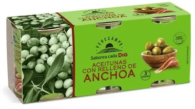 Aceitunas rellenas de anchoa Dia Vegecampo