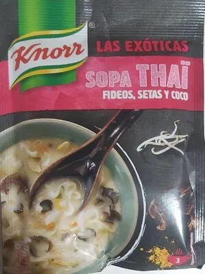 Knorr Sopa Thai con fideos, setas y coco